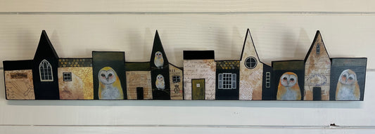 Long House - Vintage Owls